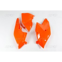 Πλευρικά πάνελ με καπάκι αεροκουτιού KTM SX/SX-F/EXC φθορίζον πορτοκαλί UFO PLAST KT04062#FFLU