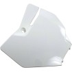 Μπροστινή πινακίδα αριθμού KTM λευκή UFO PLAST KT04087#047 thumb