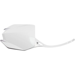 Μπροστινή πινακίδα YAMAHA λευκή UFO PLAST YA04860#046 Μπροστινή πινακίδα YAMAHA λευκή UFO PLAST YA04860#046