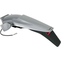 Enduro πίσω φτερό με φως φρένου KTM 2/4-STROKE (98-03) ασημί UFO PLAST KT03043#340 Enduro πίσω φτερό με φως φρένου KTM 2/4-STROKE (98-03) ασημί UFO PLAST KT03043#340