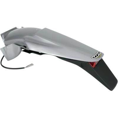 Enduro πίσω φτερό με φως φρένου KTM 2/4-STROKE (98-03) ασημί UFO PLAST KT03043#340 Enduro πίσω φτερό με φως φρένου KTM 2/4-STROKE (98-03) ασημί UFO PLAST KT03043#340