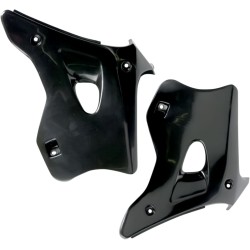 Καλύμματα ψυγείου KAWASAKI KX125/250 μαύρα UFO PLAST KA02768#001 Καλύμματα ψυγείου KAWASAKI KX125/250 μαύρα UFO PLAST KA02768#001