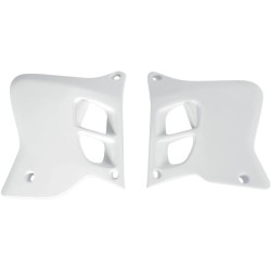 Καλύμματα ψυγείου YAMAHA YZ125/250 λευκά UFO PLAST YA02856#046