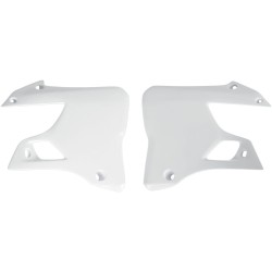 Καλύμματα ψυγείου YAMAHA YZ125/250 λευκά UFO PLAST YA02898#046