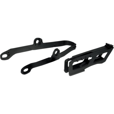 Σετ οδηγός και ολισθητήρας αλυσίδας KAWASAKI KXF250/450 μαύρο UFO PLAST KA04710@001