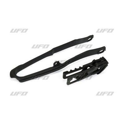 Σετ οδηγός και ολισθητήρας αλυσίδας HONDA CRF μαύρο UFO PLAST HO04690@001