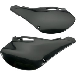 Πλευρικά πάνελ KAWASAKI KX125/250 μαύρα UFO PLAST KA03721#001