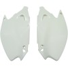 Πλευρικά πάνελ KAWASAKI KX125/250 λευκά UFO PLAST KA03739#047