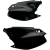 Πλευρικά πάνελ KAWASAKI KX125/250 μαύρα UFO PLAST KA03739#001