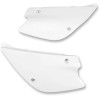 Πλευρικά πάνελ KAWASAKI KX85 λευκά UFO PLAST KA03714#047