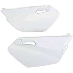 Πλευρικά πάνελ YAMAHA YZ85 λευκά UFO PLAST YA03856#046