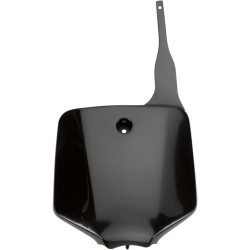 Μπροστινή πινακίδα αριθμού KAWASAKI KX65/KLX110 μαύρη UFO PLAST KA03732#001