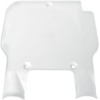 Μπροστινή πινακίδα αριθμού KAWASAKI KX125/250/500 λευκή UFO PLAST KA02720#047
