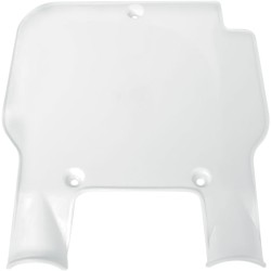 Μπροστινή πινακίδα αριθμού KAWASAKI KX125/250/500 λευκή UFO PLAST KA02720#047 Μπροστινή πινακίδα αριθμού KAWASAKI KX125/250/500 λευκή UFO PLAST KA02720#047