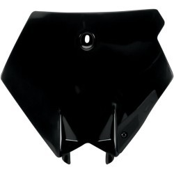 Μπροστινή πινακίδα αριθμού KTM SX/SX-F μαύρη UFO PLAST KT03075#001 Μπροστινή πινακίδα αριθμού KTM SX/SX-F μαύρη UFO PLAST KT03075#001