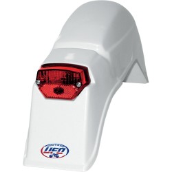 Ρετρό πίσω φτερό με πίσω φως KTM CAGIVA (80-83) λευκό UFO PLAST ME08034W Ρετρό πίσω φτερό με πίσω φως KTM CAGIVA (80-83) λευκό UFO PLAST ME08034W