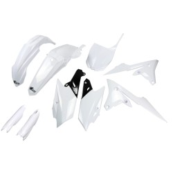 Σετ καροσερί YAMAHA YZ250/450F λευκό UFO PLAST YAKIT318F@046 Σετ καροσερί YAMAHA YZ250/450F λευκό UFO PLAST YAKIT318F@046