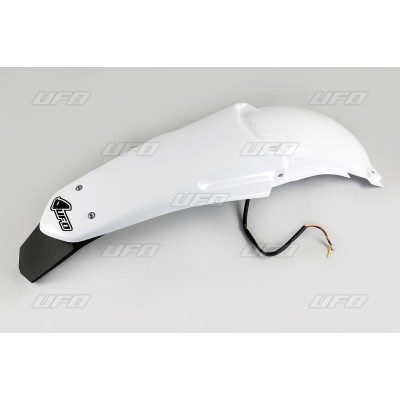 Enduro πίσω φτερό με LED φως YAMAHA YZ125/250 λευκό UFO PLAST YA03893#046