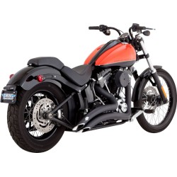 Σύστημα εξάτμισης big radius matte blk 86-09 softail VANCE & HINES 46079