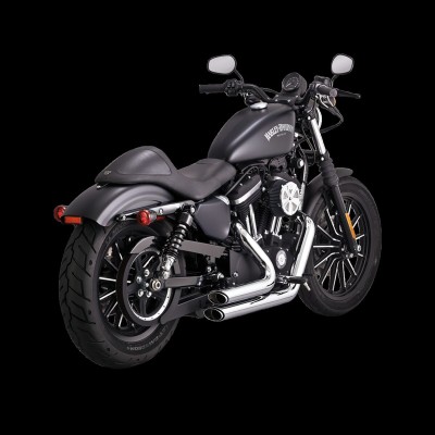 Κοντά staggered συστήματα εξάτμισης χρώμιο VANCE & HINES 17222 Κοντά staggered συστήματα εξάτμισης χρώμιο VANCE & HINES 17222