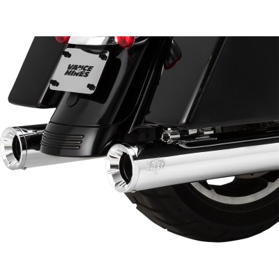 Σιγαστήρας slip-on ELIMINATOR 400 χρώμιο με χρωμιωμένα τελικά καπάκια VANCE & HINES 16714 Σιγαστήρας slip-on ELIMINATOR 400 χρώμιο με χρωμιωμένα τελικά καπάκια VANCE & HINES 16714