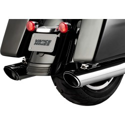 Σιγαστήρας slip-on twin slash round chrome VANCE & HINES 16672 Σιγαστήρας slip-on twin slash round chrome VANCE & HINES 16672