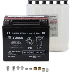 Μπαταρία YTX 12V 172,72 mm x 86 mm x 155 mm μολύβδου-οξέος χωρίς συντήρηση αντικατάσταση μαύρη YUASA YTX20L-BS(CP) Μπαταρία YTX 12V 172,72 mm x 86 mm x 155 mm μολύβδου-οξέος χωρίς συντήρηση αντικατάσταση μαύρη YUASA YTX20L-BS(CP)