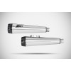 Κωνικοί slip-ons σιγαστήρες HD-SOFTAIL M8 γυαλισμένοι E4/E5 ZARD ZHD008S10SAO-P