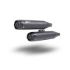 Επικαλυπτόμενοι σιγαστήρες slip-ons HD-SOFTAIL M8 μαύρο E4/E5 ZARD ZHD032S10SAO-B