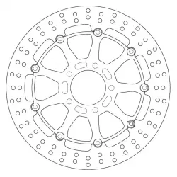 Δισκόπλακα εμπρός FERODO FMD0125RX Δισκόπλακα εμπρός FERODO FMD0125RX
