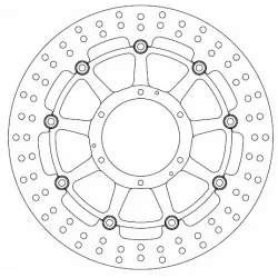 Δισκόπλακα εμπρός FERODO FMD0135RX Δισκόπλακα εμπρός FERODO FMD0135RX