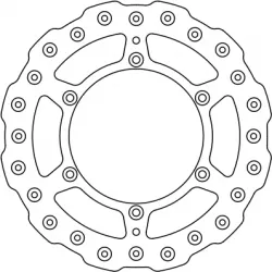 Πίσω δισκόπλακα μοτοσυκλέτας FERODO FMD0248MXR
