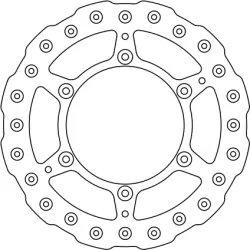 Πίσω δισκόπλακα μοτοσυκλέτας FERODO FMD0263MXR