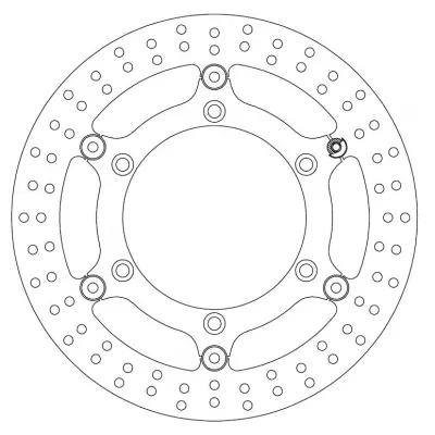 Δισκόπλακα εμπρός FERODO FMD0427R