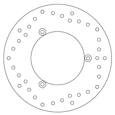 Δισκόπλακα πίσω FERODO FMD0444R