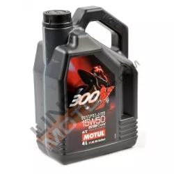 Λάδι μηχανής MOTUL 300V 4T 15W-50 - 4 λίτρα