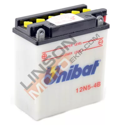 Μπαταρία μοτοσυκλέτας Unibat 5 Ah, 12 V - 12N5-4B