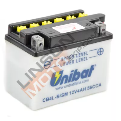 Μπαταρία μοτοσυκλέτας Unibat 4 Ah, 12 V - CB4L-B
