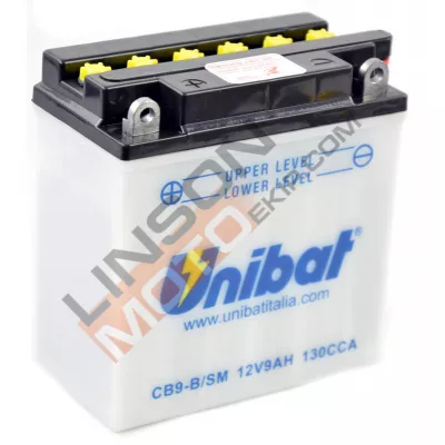 Μπαταρία μοτοσυκλέτας Unibat 9 Ah, 12 V - CB9-B