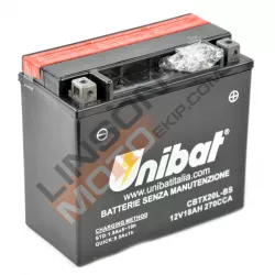 Μπαταρία μοτοσυκλέτας Unibat 18 Ah, 12 V - CBTX20L-BS