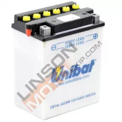 Μπαταρία μοτοσυκλέτας Unibat 14 Ah, 12 V - CB14L-A2