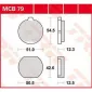 Τακάκια μοτοσυκλέτας TRW MCB79 thumb