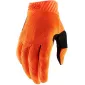 Γάντια μηχανής motocross 100% RIDEFIT-FLOU ORANGE/BLACK thumb