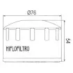 Φίλτρο λαδιού HIFLO HF164 Φίλτρο λαδιού HIFLO HF164 thumb