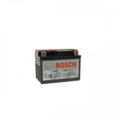 Μπαταρία μοτοσυκλέτας BOSCH М6 3 Ah, 12 V, YT4L-BS