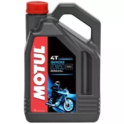 Λάδι μηχανής MOTUL 3000 4T 20W-50 - 4 λίτρα Λάδι μηχανής MOTUL 3000 4T 20W-50 - 4 λίτρα