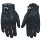 Δερμάτινα γάντια μηχανής A-PRO SLASH BLACK thumb