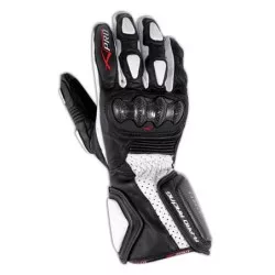 Γάντια μηχανής A-PRO TILT CARBON WHITE