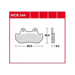 Τακάκια μοτοσυκλέτας TRW MCB544 Τακάκια μοτοσυκλέτας TRW MCB544