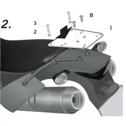 Σχάρα για κεντρική βαλίτσα SHAD K0LC94ST Σχάρα για κεντρική βαλίτσα SHAD K0LC94ST